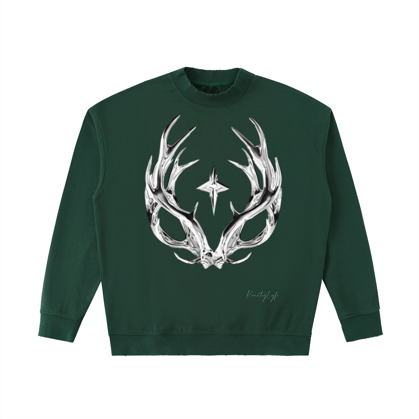 Drop Shoulder Crewneck Sweatshirt