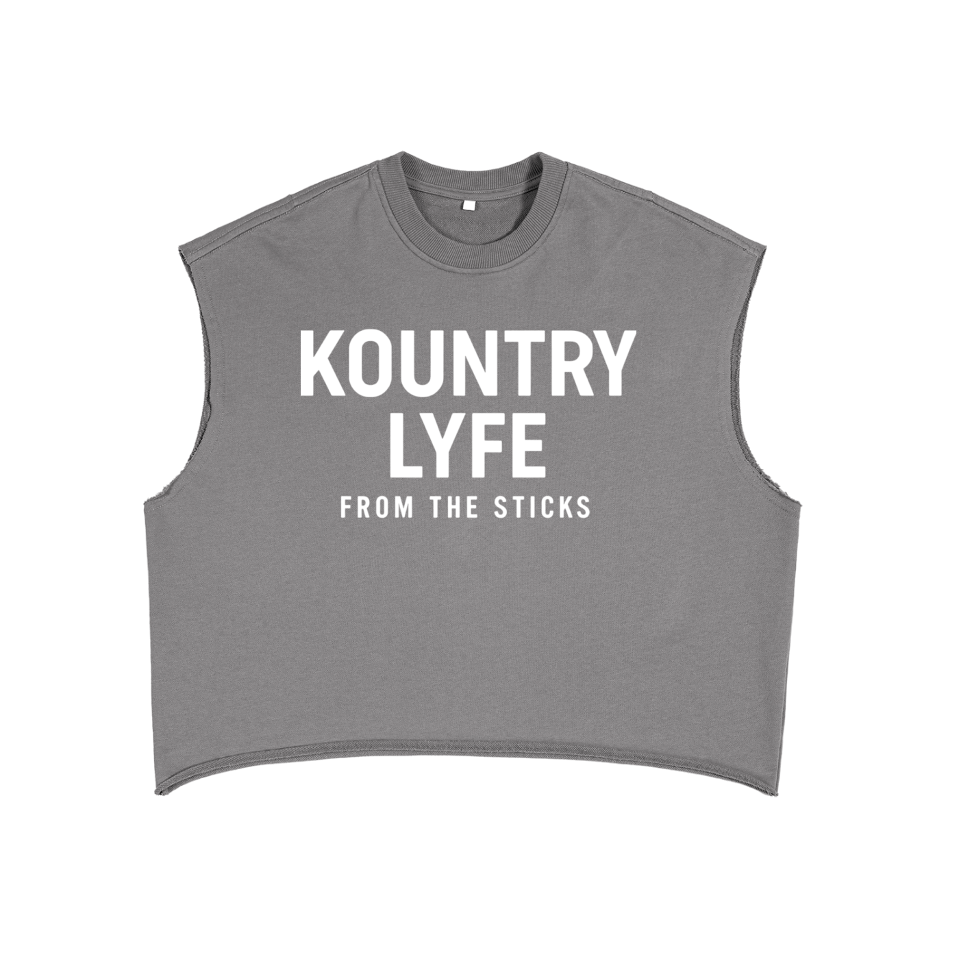 French Terry Boxy Tank Top